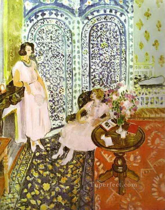 Fauvismo abstracto de la pantalla morisca Henri Matisse Pintura al óleo